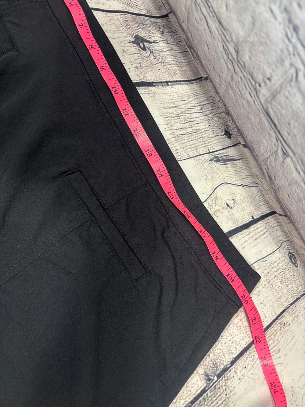 Chico's Black Mini Skort /Golf Skirt with Zip Pockets